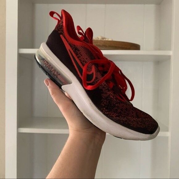 Nike Air Max University Red & Black Sequent 4 Sneakers - Picture 2 of 11